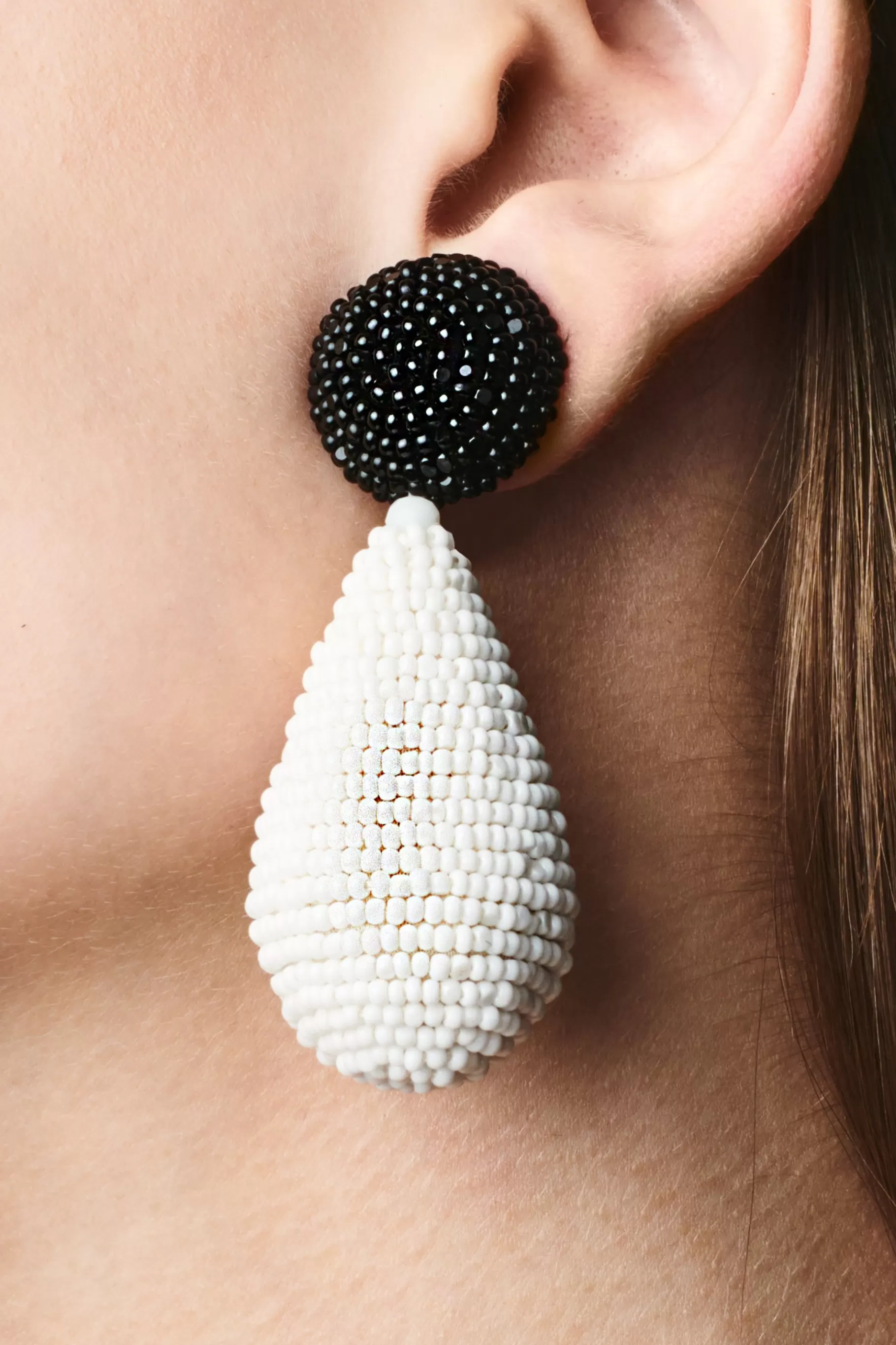 Earrings-Sachin & Babi Earrings Alena Earrings-Smooth Beads