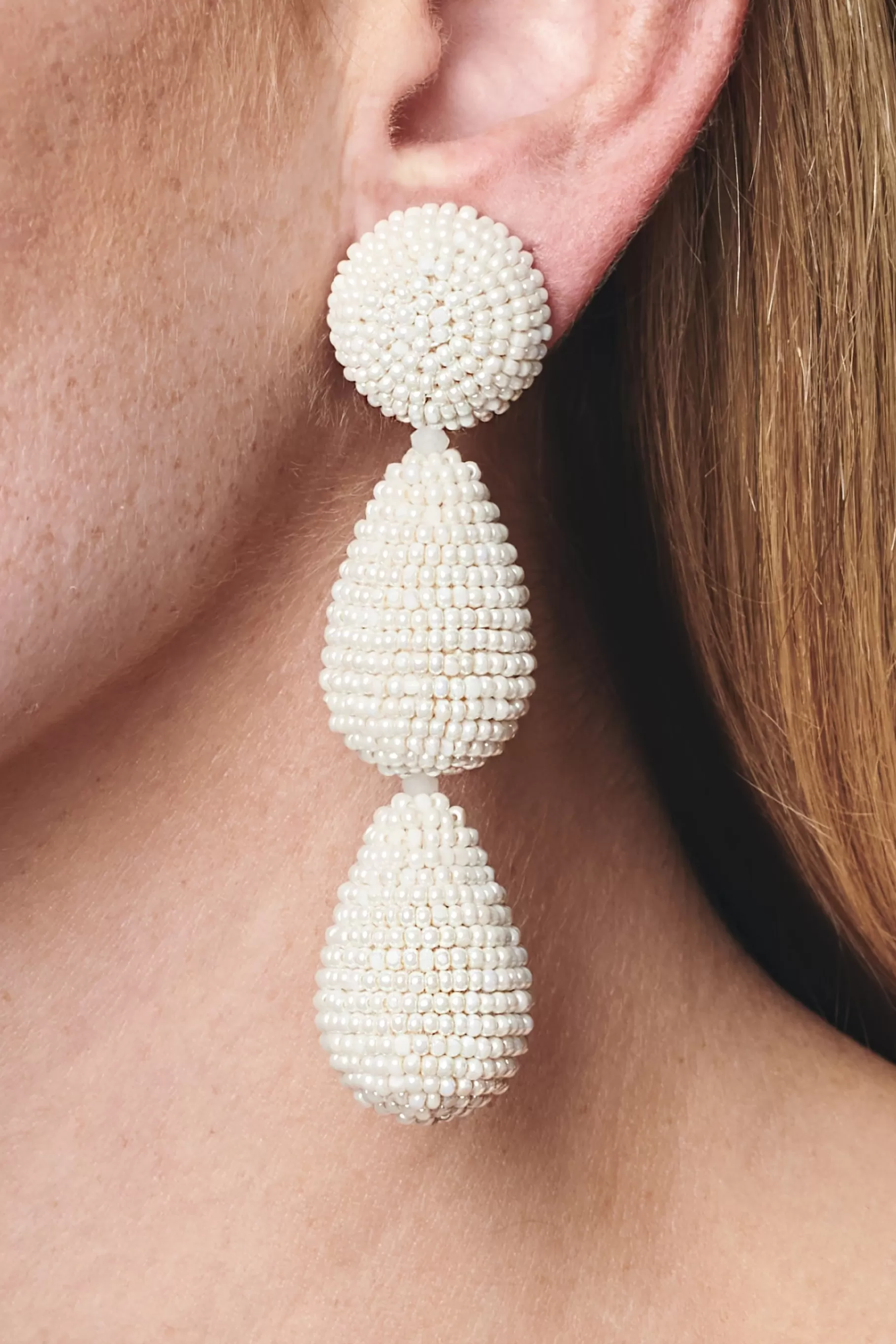 Earrings-Sachin & Babi Earrings Arielle Earrings-Smooth Beads