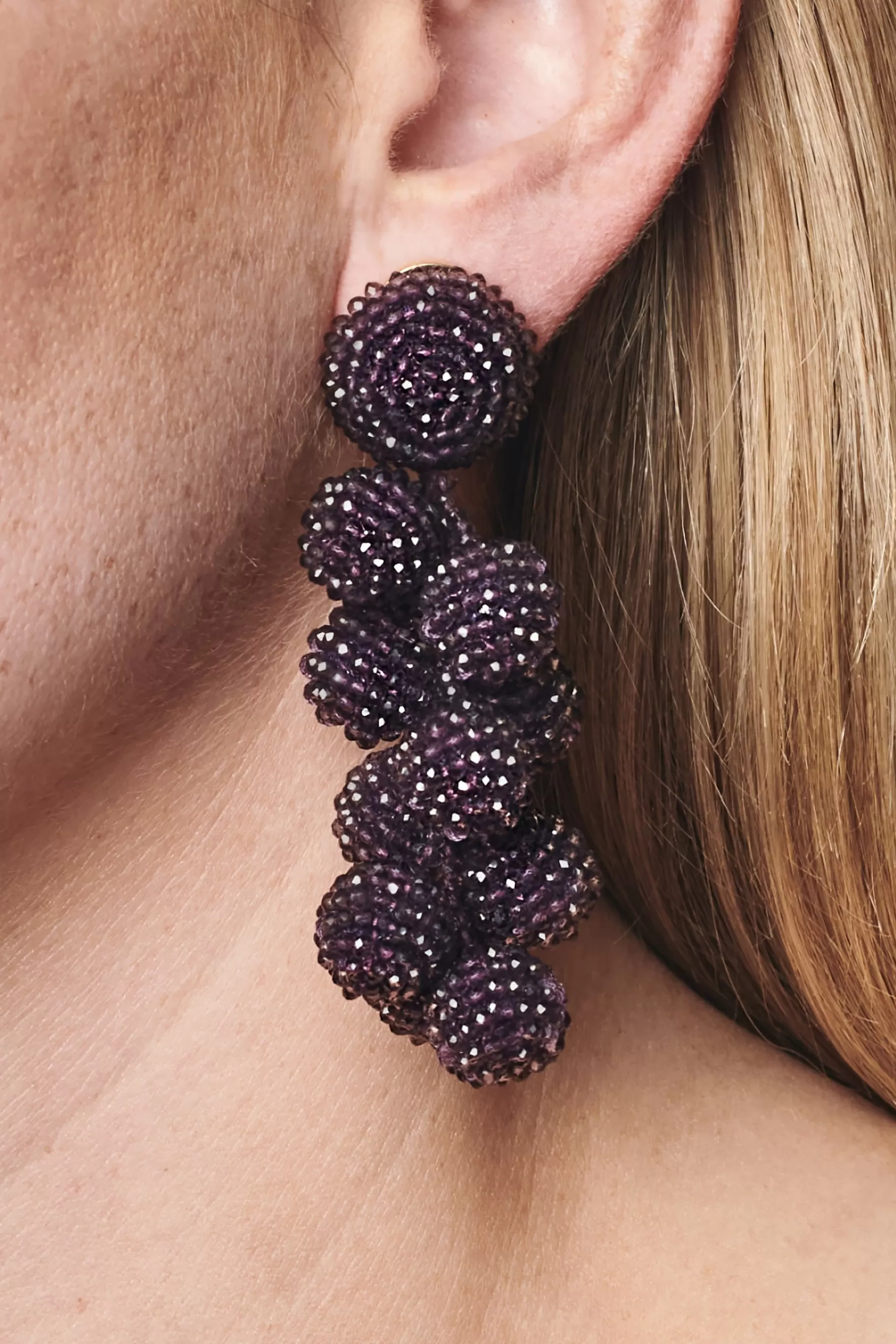 Earrings-Sachin & Babi Earrings Coconuts Earrings-Faceted Beads