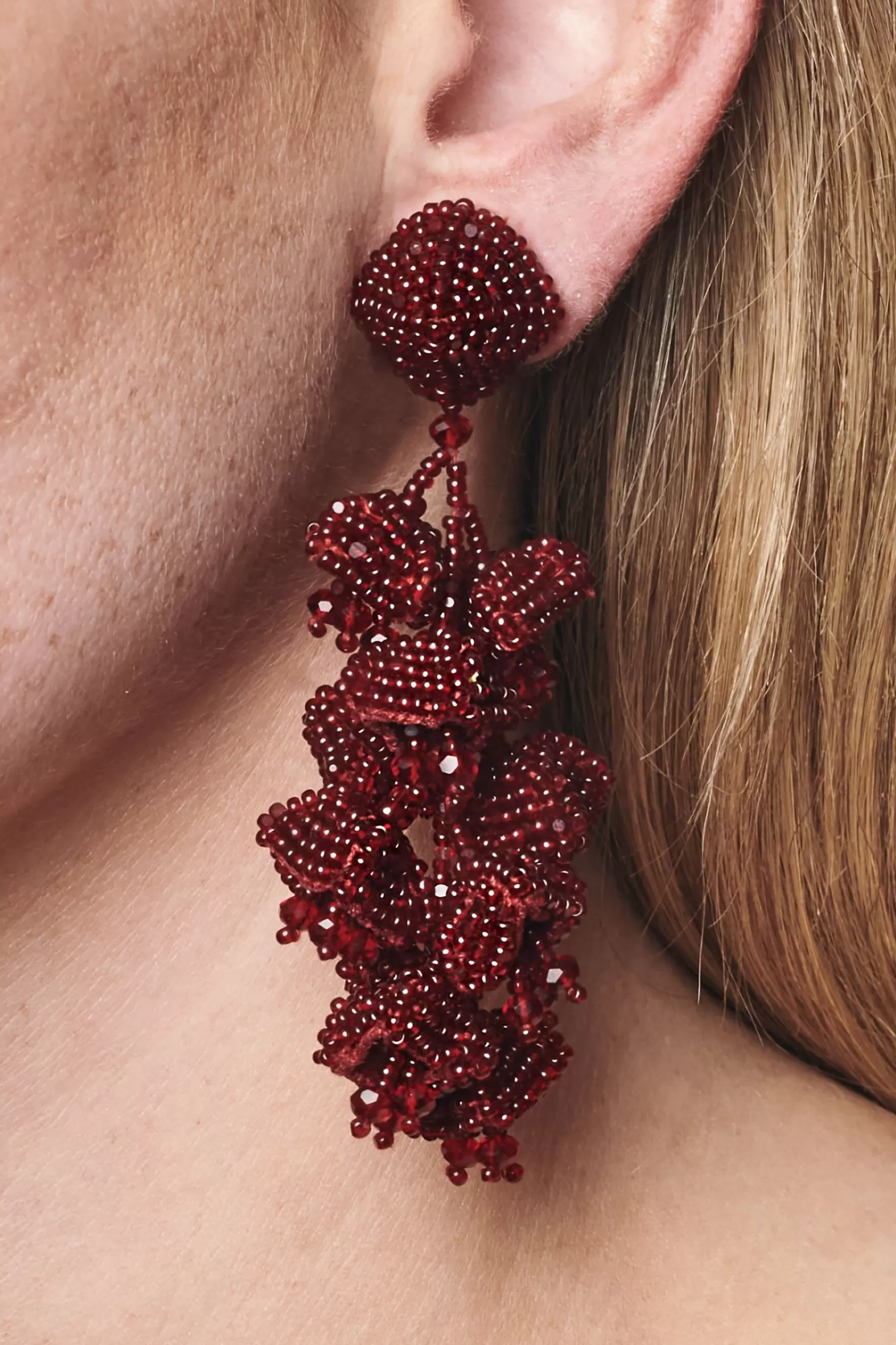 Earrings-Sachin & Babi Earrings Grapes Earrings-Smooth Beads