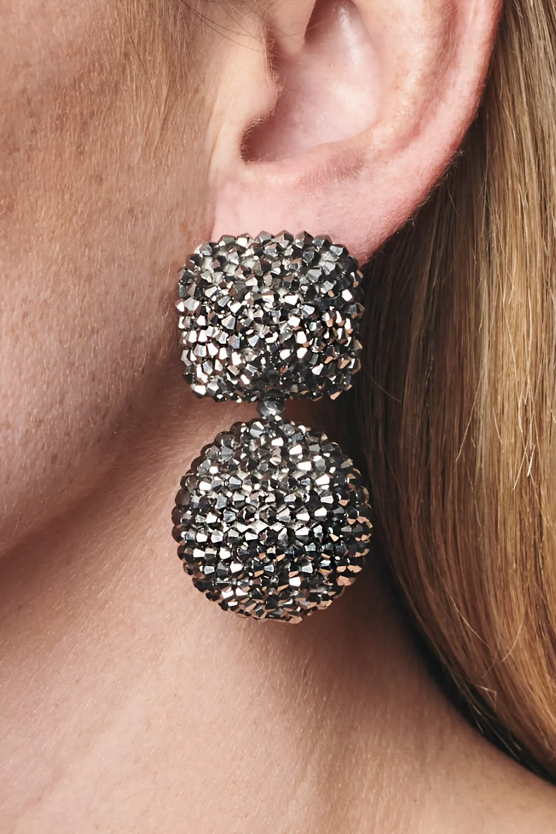 Earrings-Sachin & Babi Earrings Lydia Earrings-Metallic Beads