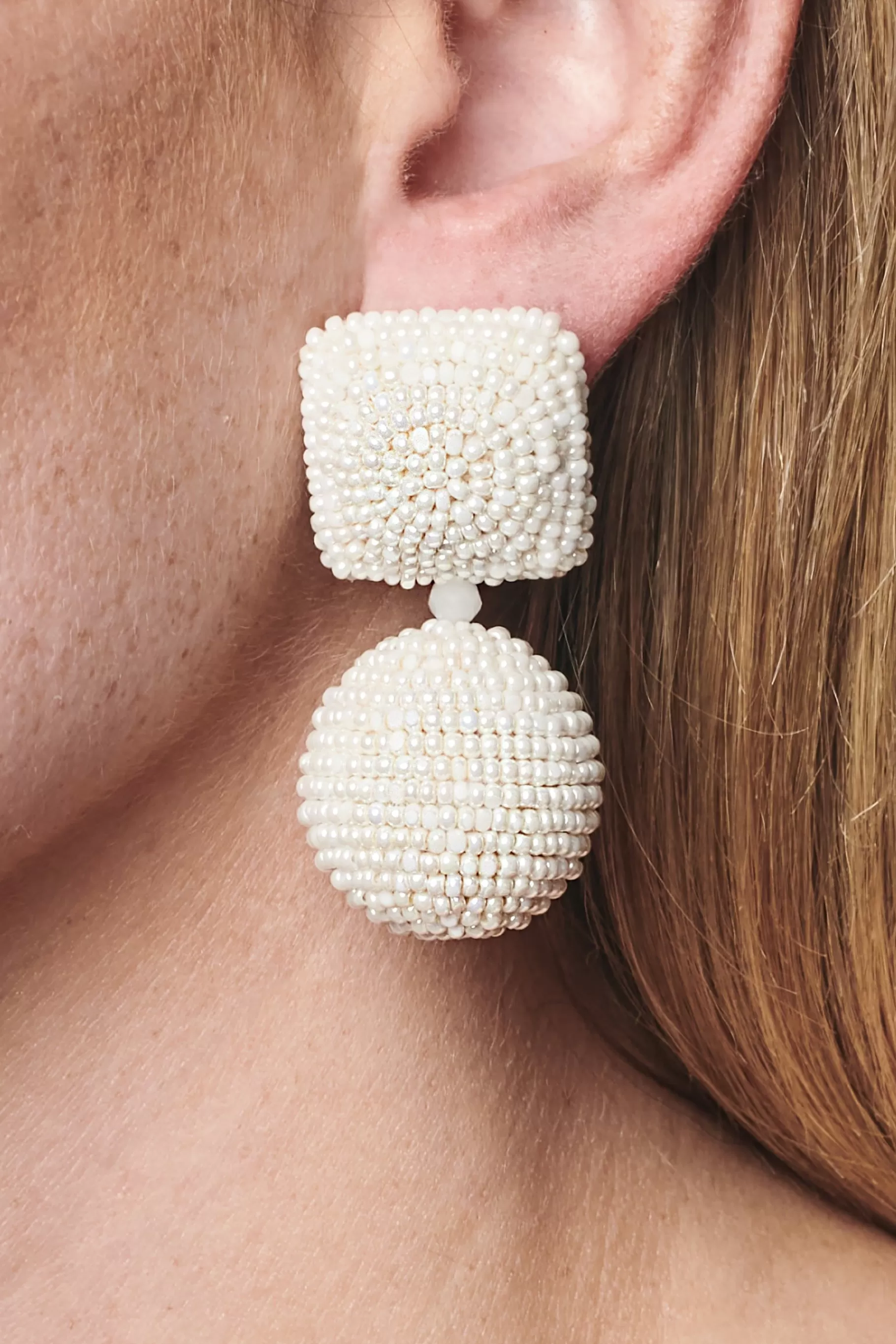 Earrings-Sachin & Babi Earrings Lydia Earrings-Smooth Beads