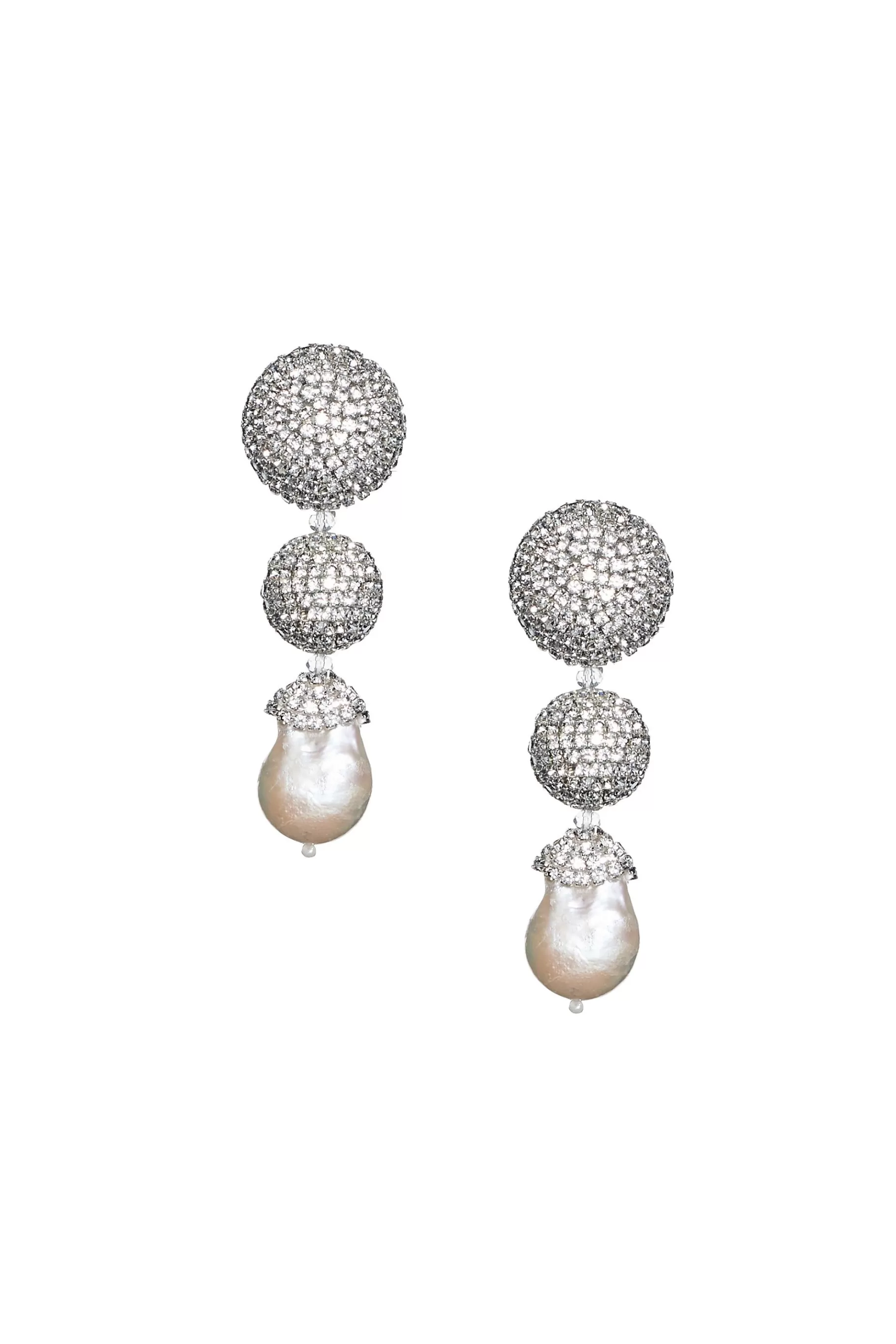 Earrings-Sachin & Babi Earrings Maribel Earrings-Crystals/Baroque Pearl