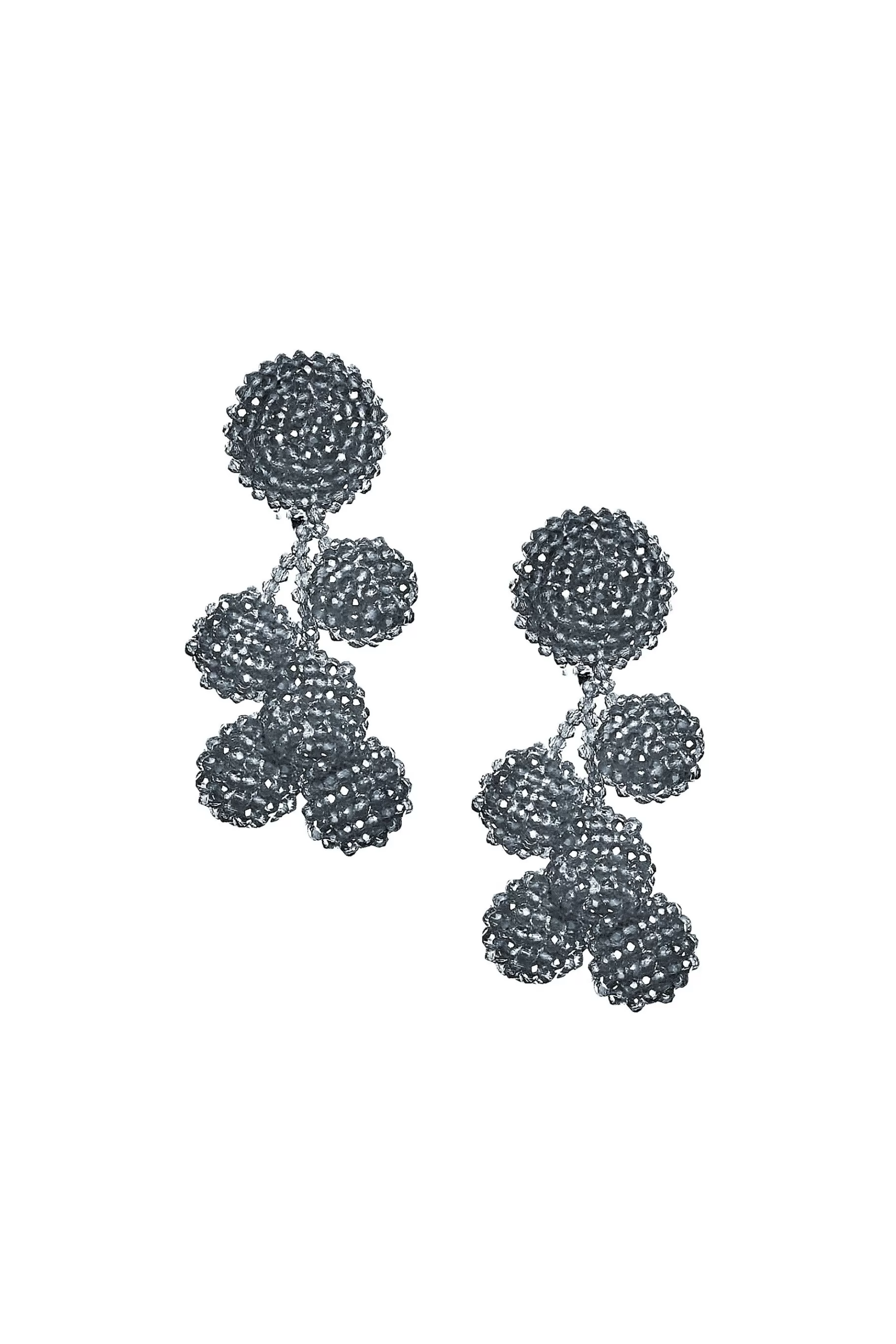 Earrings-Sachin & Babi Earrings Mini Coconuts Earrings-Metallic Faceted Beads