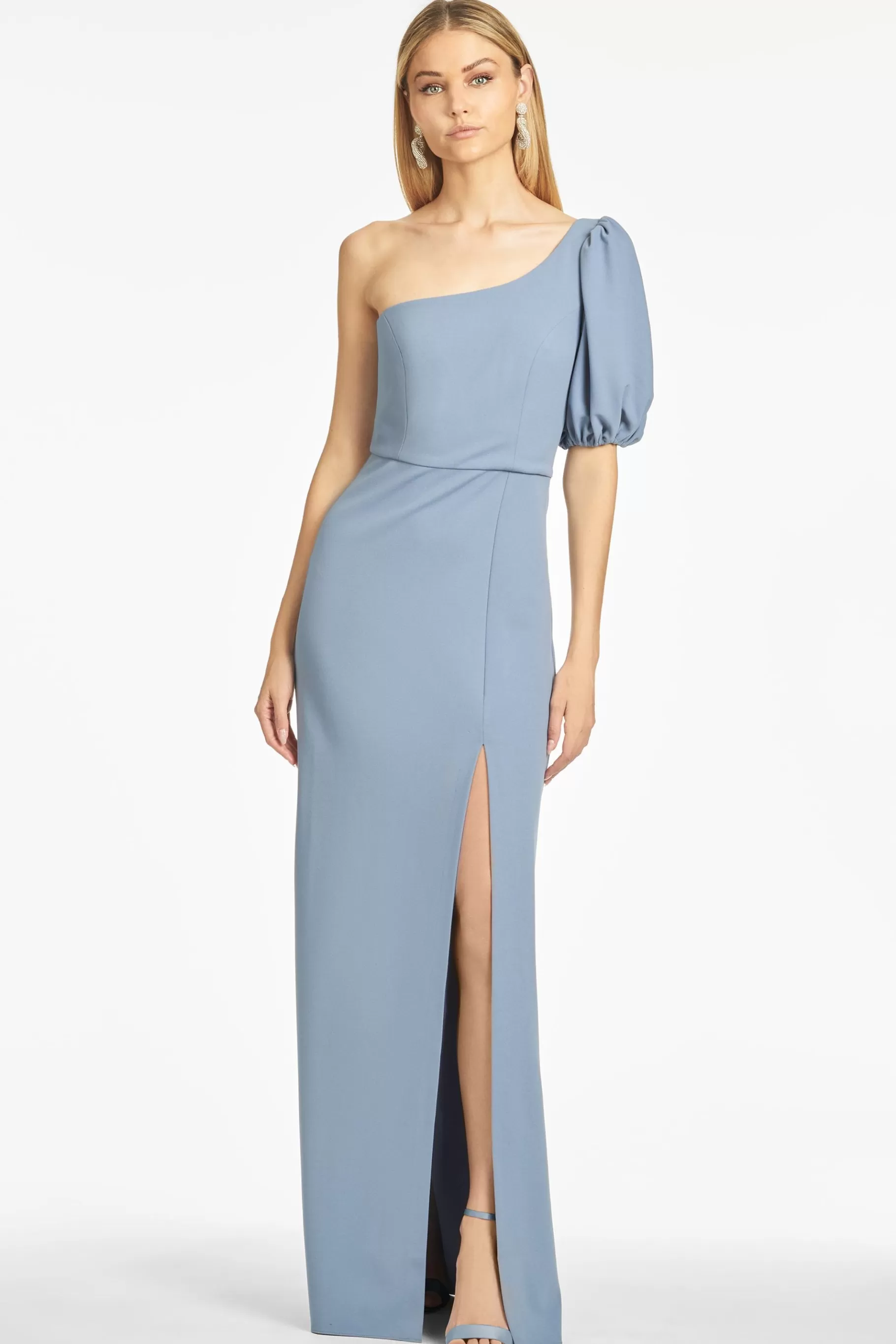 Gowns-Sachin & Babi Gowns Nadia 4-Way Stretch Crepe Gown
