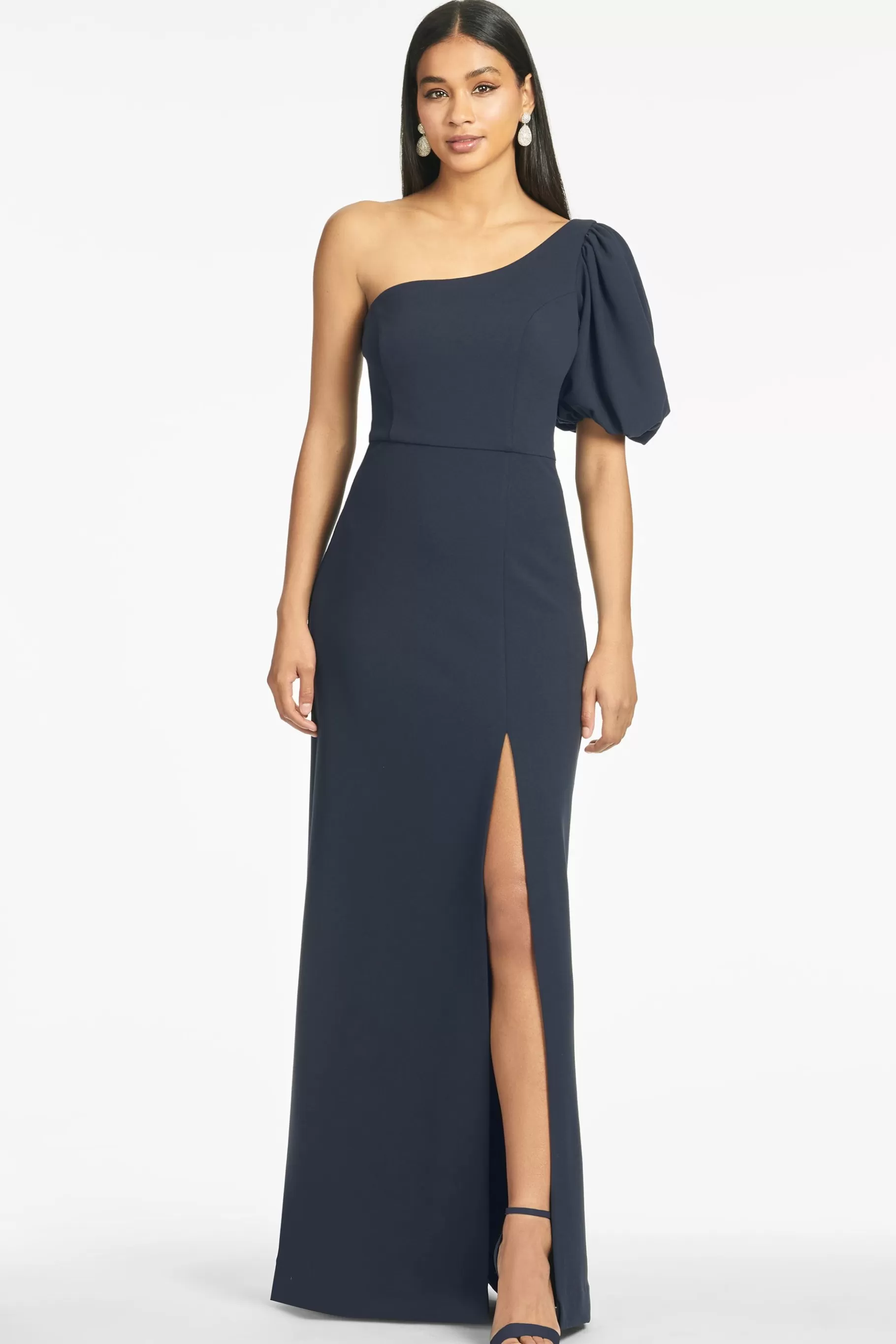 Gowns-Sachin & Babi Gowns Nadia 4-Way Stretch Crepe Gown