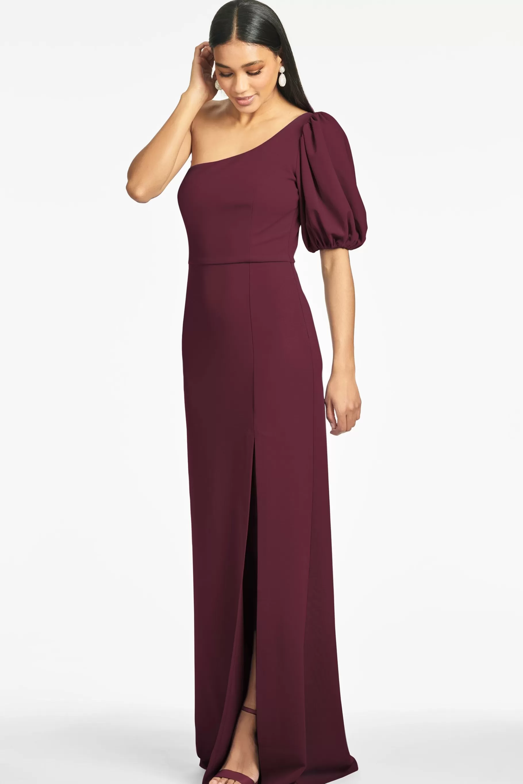 Gowns-Sachin & Babi Gowns Nadia 4-Way Stretch Crepe Gown