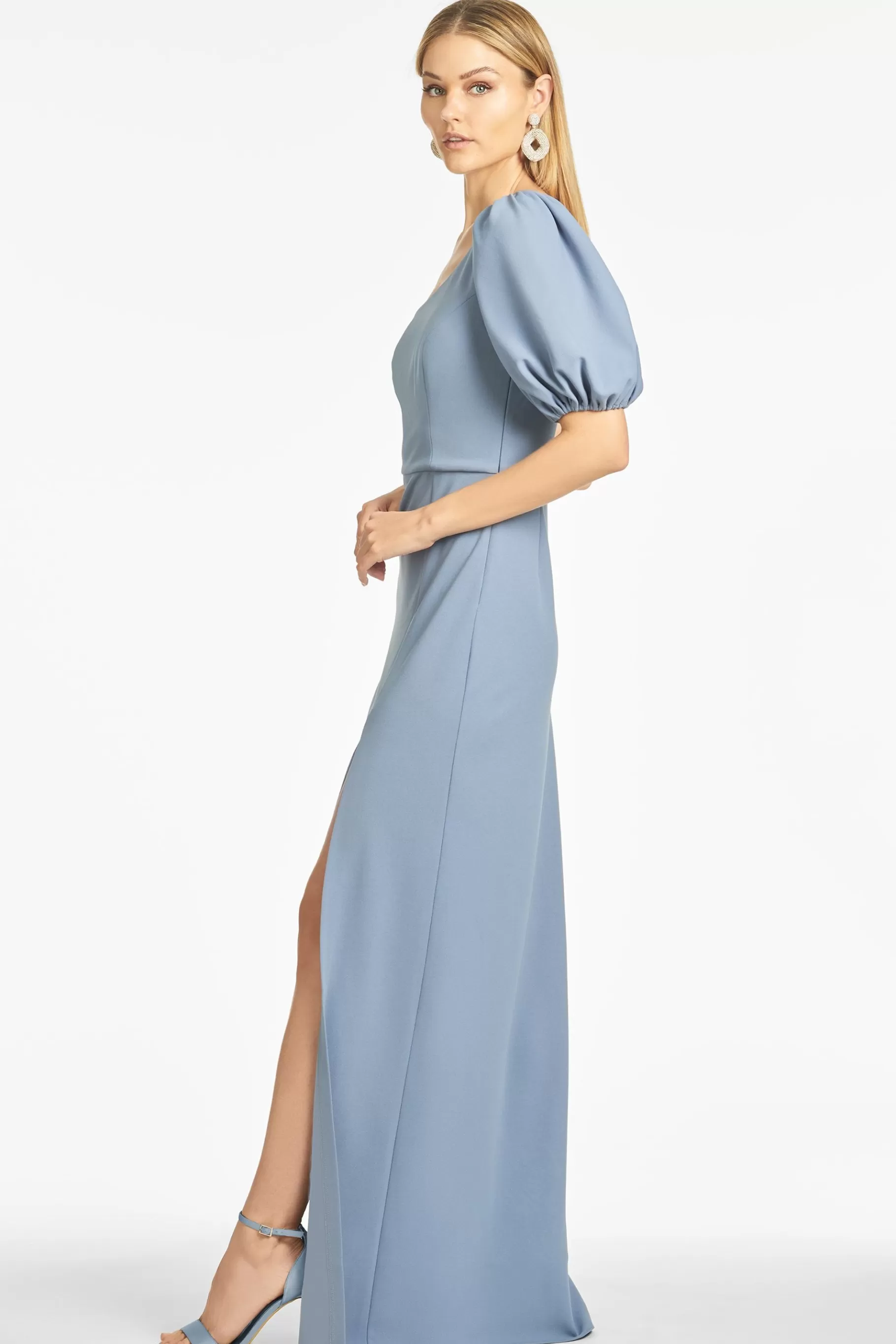 Gowns-Sachin & Babi Gowns Nadia 4-Way Stretch Crepe Gown