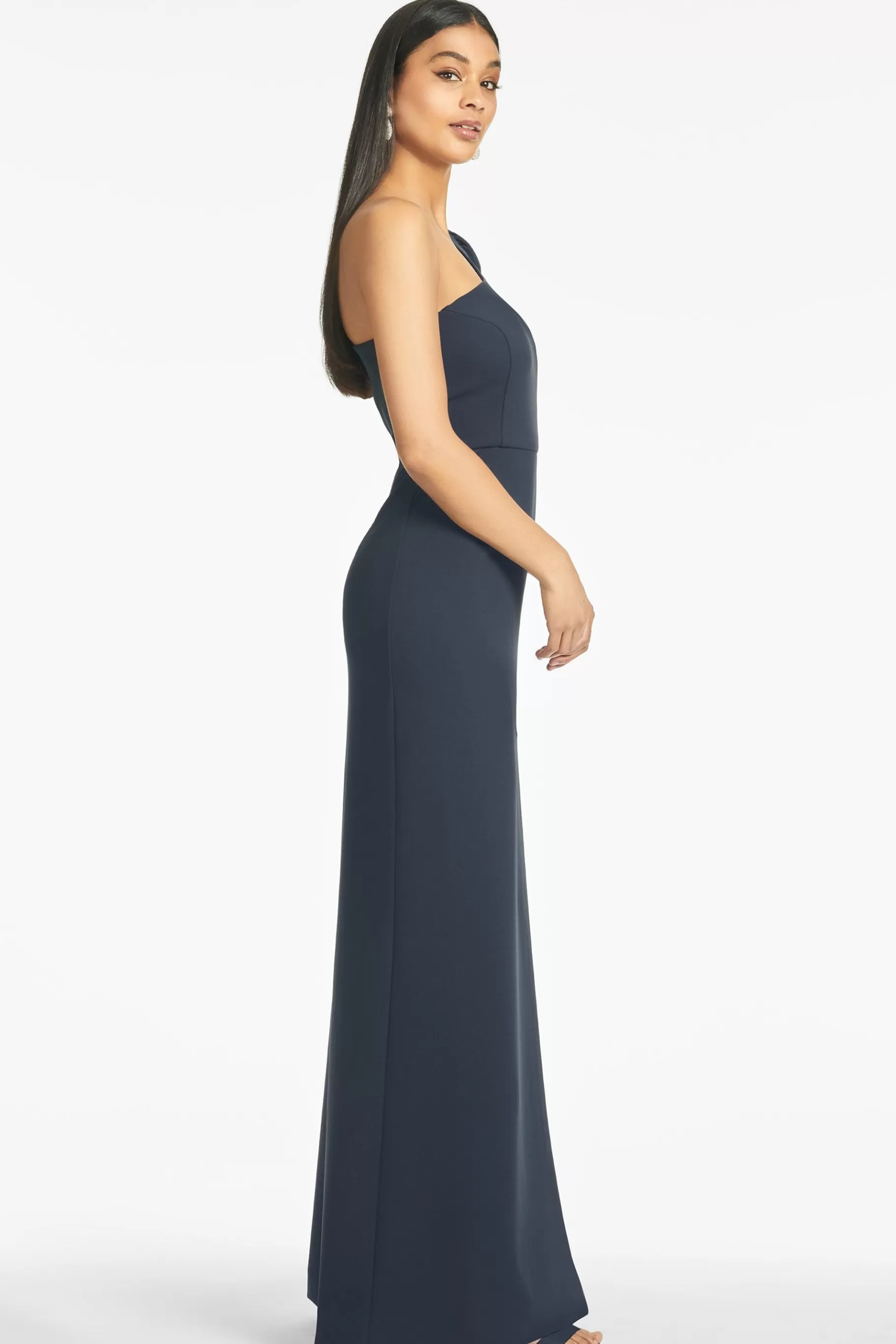Gowns-Sachin & Babi Gowns Nadia 4-Way Stretch Crepe Gown