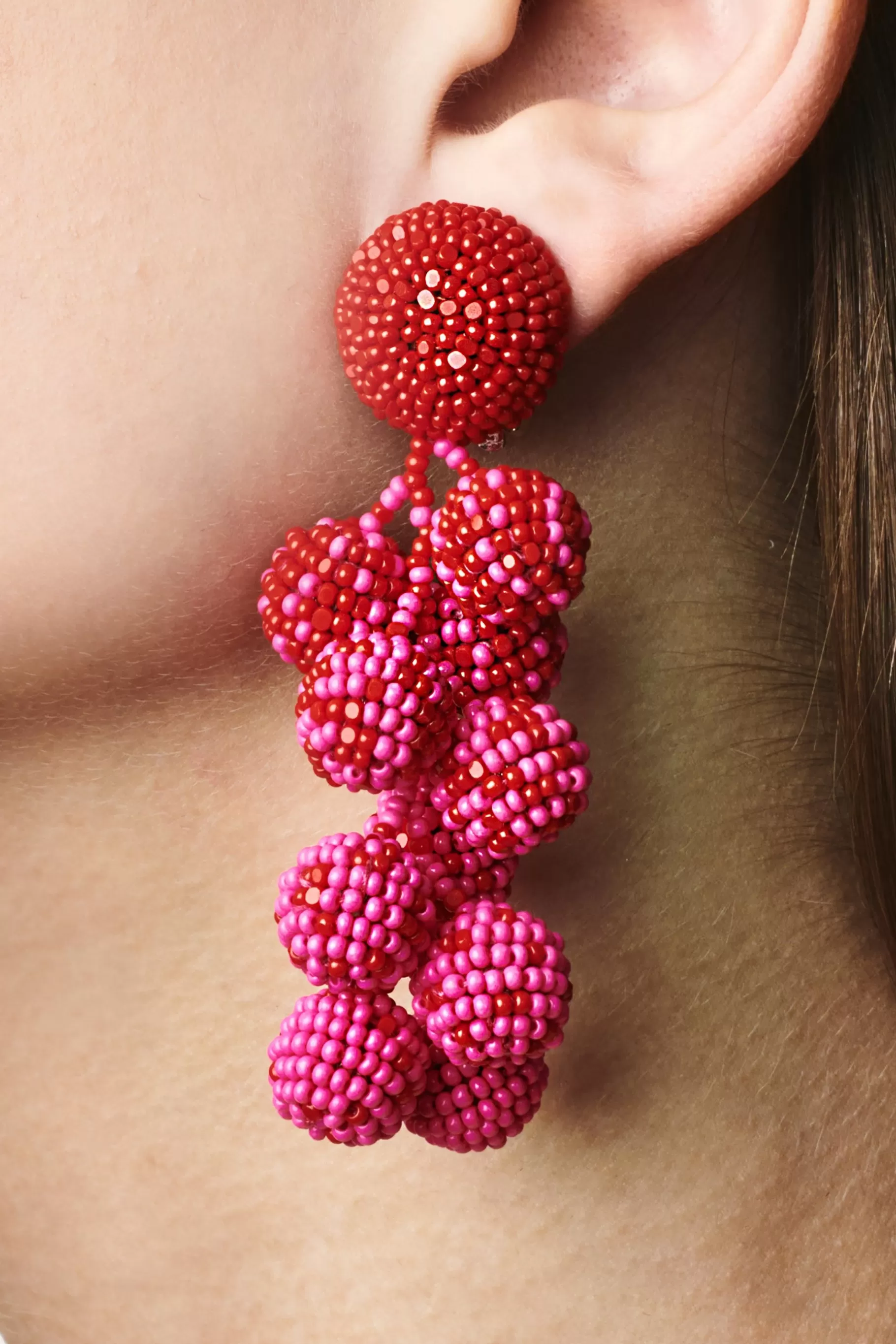 Earrings-Sachin & Babi Earrings Ombre Coconuts Earrings-Smooth Beads