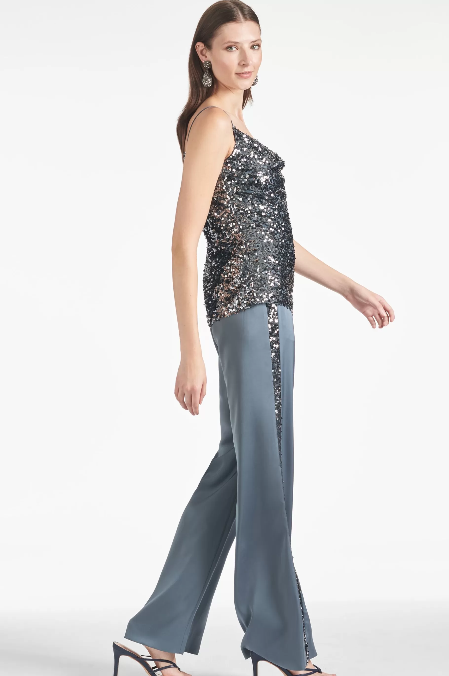 Pants & Jumpsuits-Sachin & Babi Pants & Jumpsuits Tuxedo Sequin Alli Pant